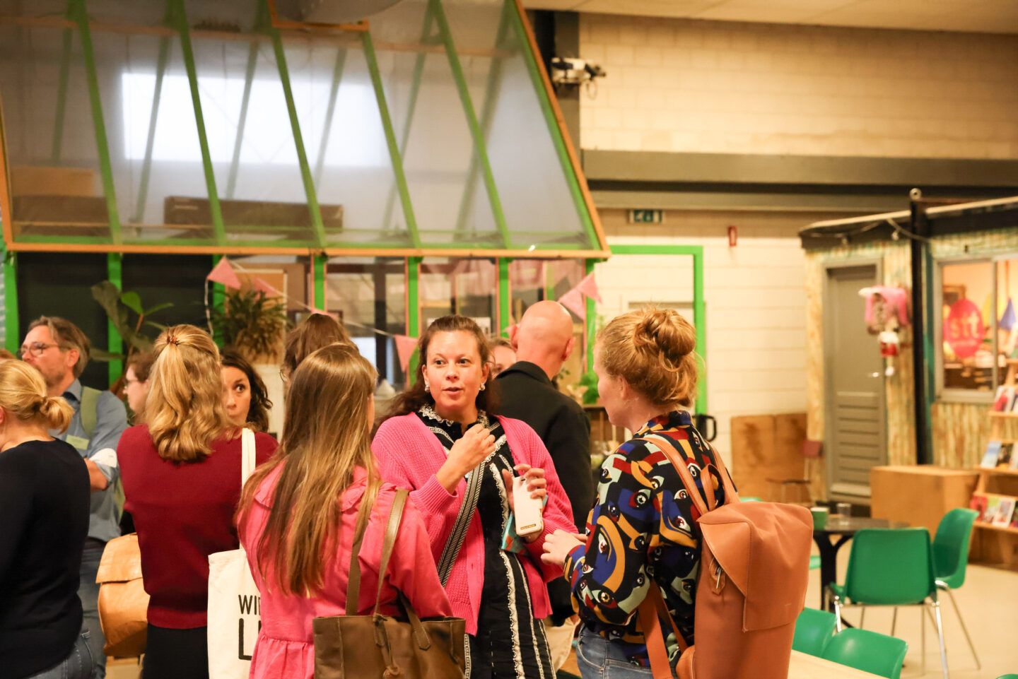 Naborrelen op de icc-netwerkmiddag